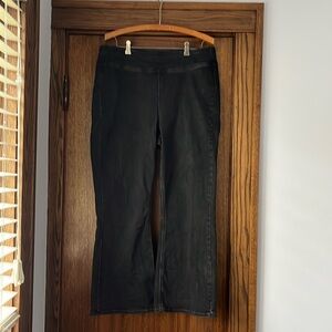 Two pairs of Old Navy pull-on flare weekender pants size 14